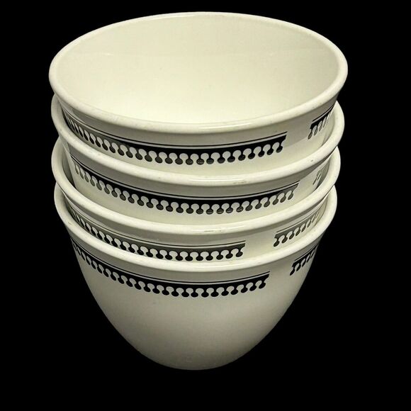 Set Of 4 Vintage Corning Pyroceram Tableware Seville 8oz Bouillon Cups - Picture 16 of 16